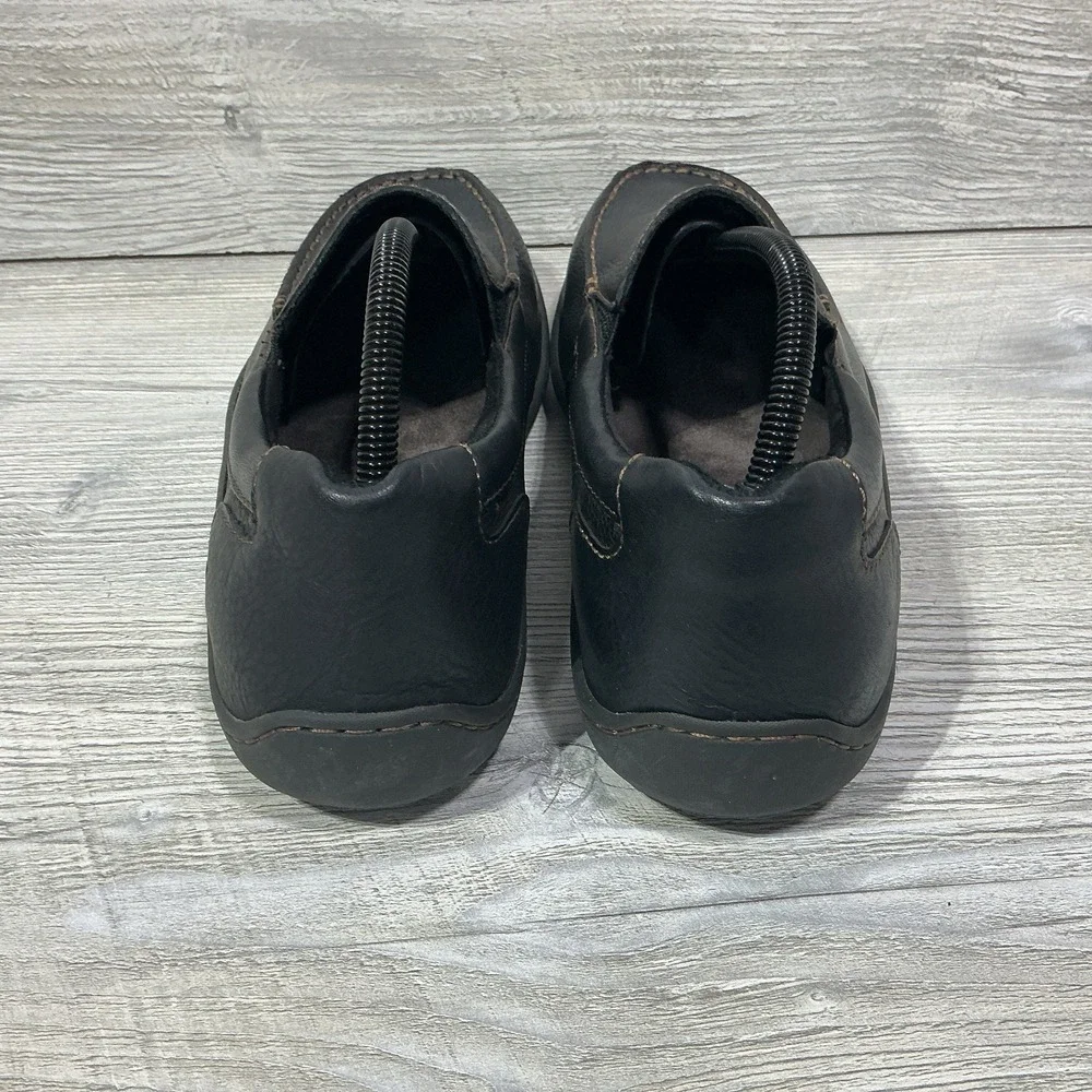 Born Simon III Penny Loafer Driving Casual Shoes Black Leather Men's Size 10 M